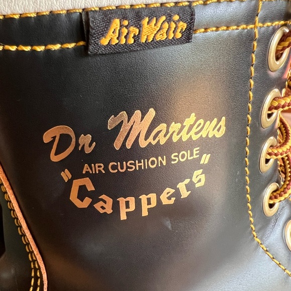 🥾 Vintage Dr. Martens Black Cappers | Sz 7M | 9W | 41EU - Picture 7 of 11